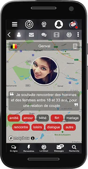 Localisation membre Kietoo Tchat